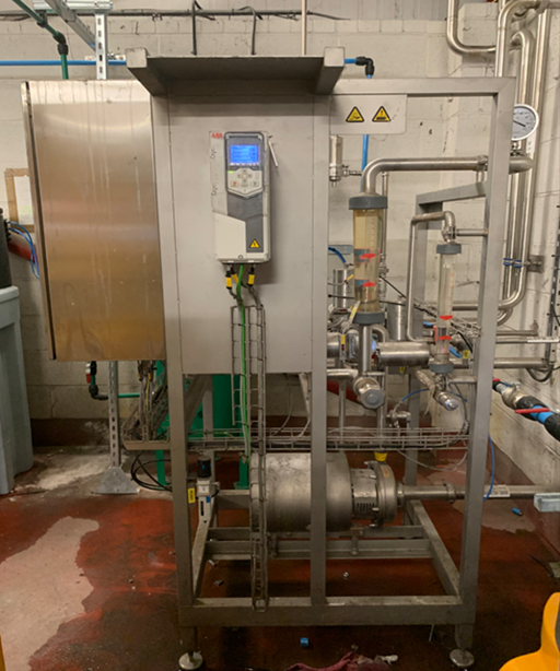 Industrial de-aeration water treatment unit at Joseph Holt Brewery requiring ultra-high-purity nitrogen supply
